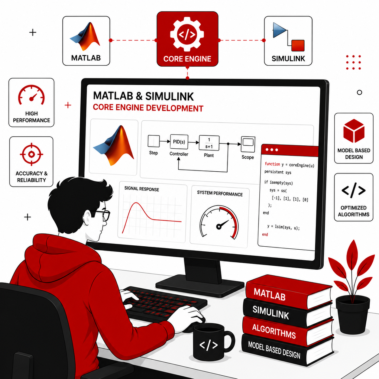 MATLAB & Simulink Core Engine Development at Hendoi Technologies, Chennai