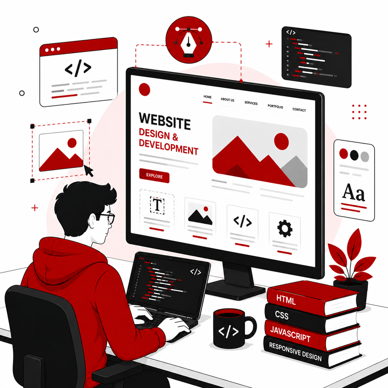 Website Design and Development at Hendoi Technologies, Chennai