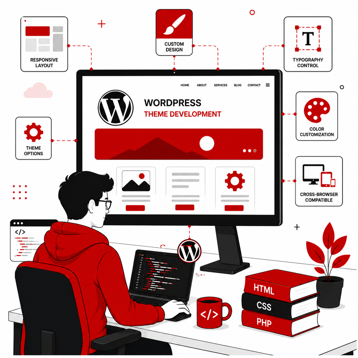 WordPress Theme Development at Hendoi Technologies, Chennai