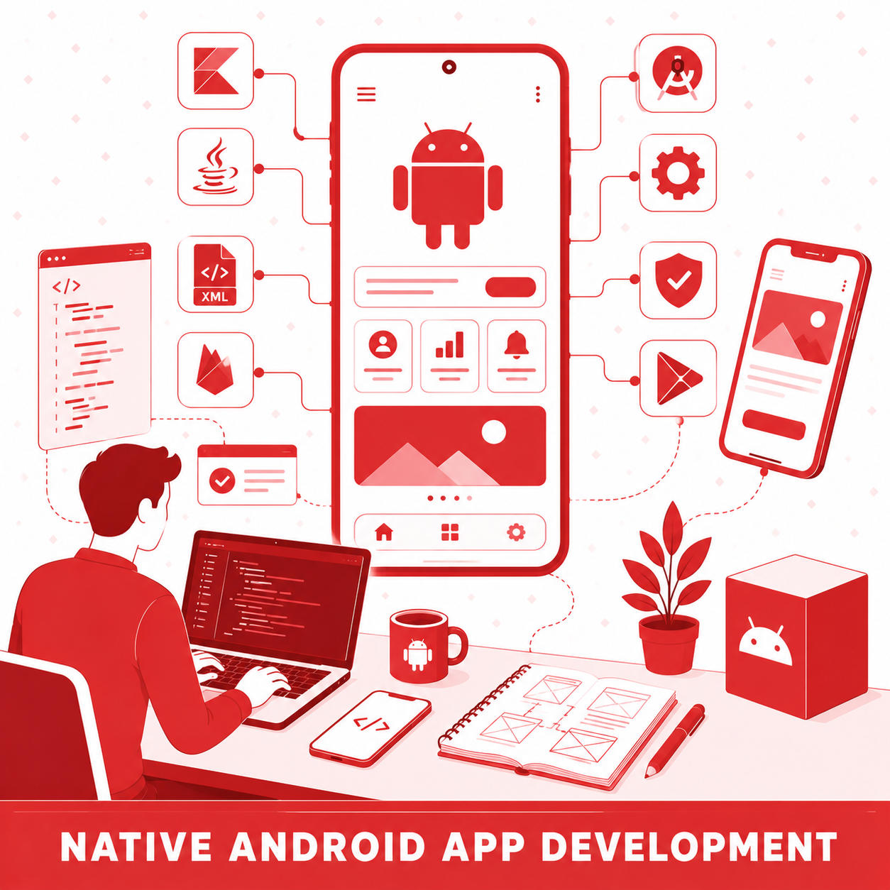 Native Android App Development Hendoi Technologies Chennai India Mobilebanner 1