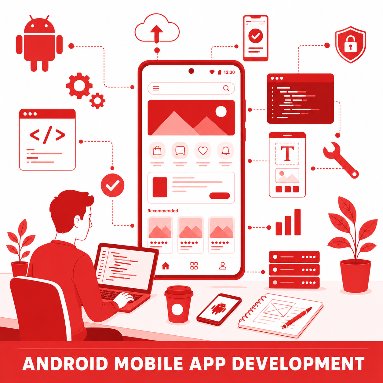 Native Android Mobile App Development Hendoi Technologies Chennai India Mobilebanner 2